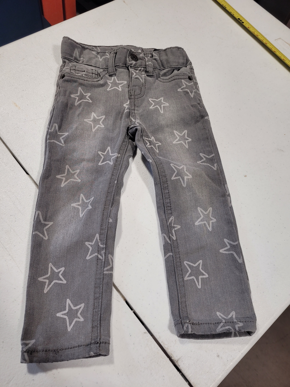 Cat & Jack Gray Star-Print Kids Jeans